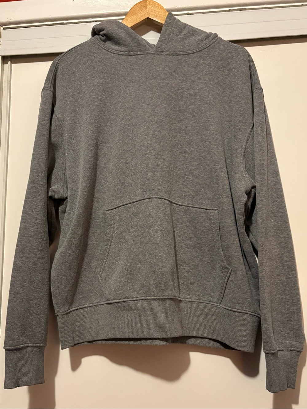 Old Navy Gray Hooded Pullover Hoodie